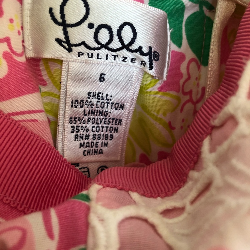 Lilly Pulitzer Sewn Patchwork Strapless Dress - image 3